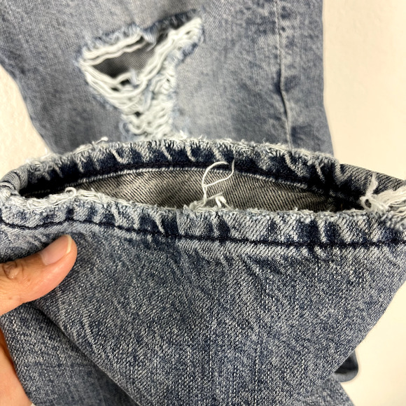 Adriano Goldschmied AG Tellis Jean Mens 38x33 Blue Modern Slim Distressed Japan - Picture 8 of 14